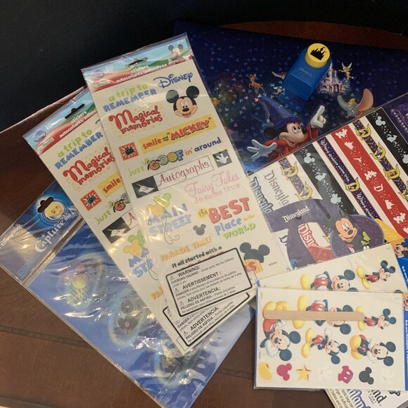 Disney Scrapbooking Bundle - Stickers, Album & “Where Dreams Come True” Kit - Picture 3 of 16